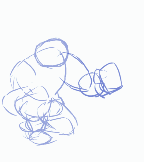 WIP of my animating progress, character from Yina & Worbie