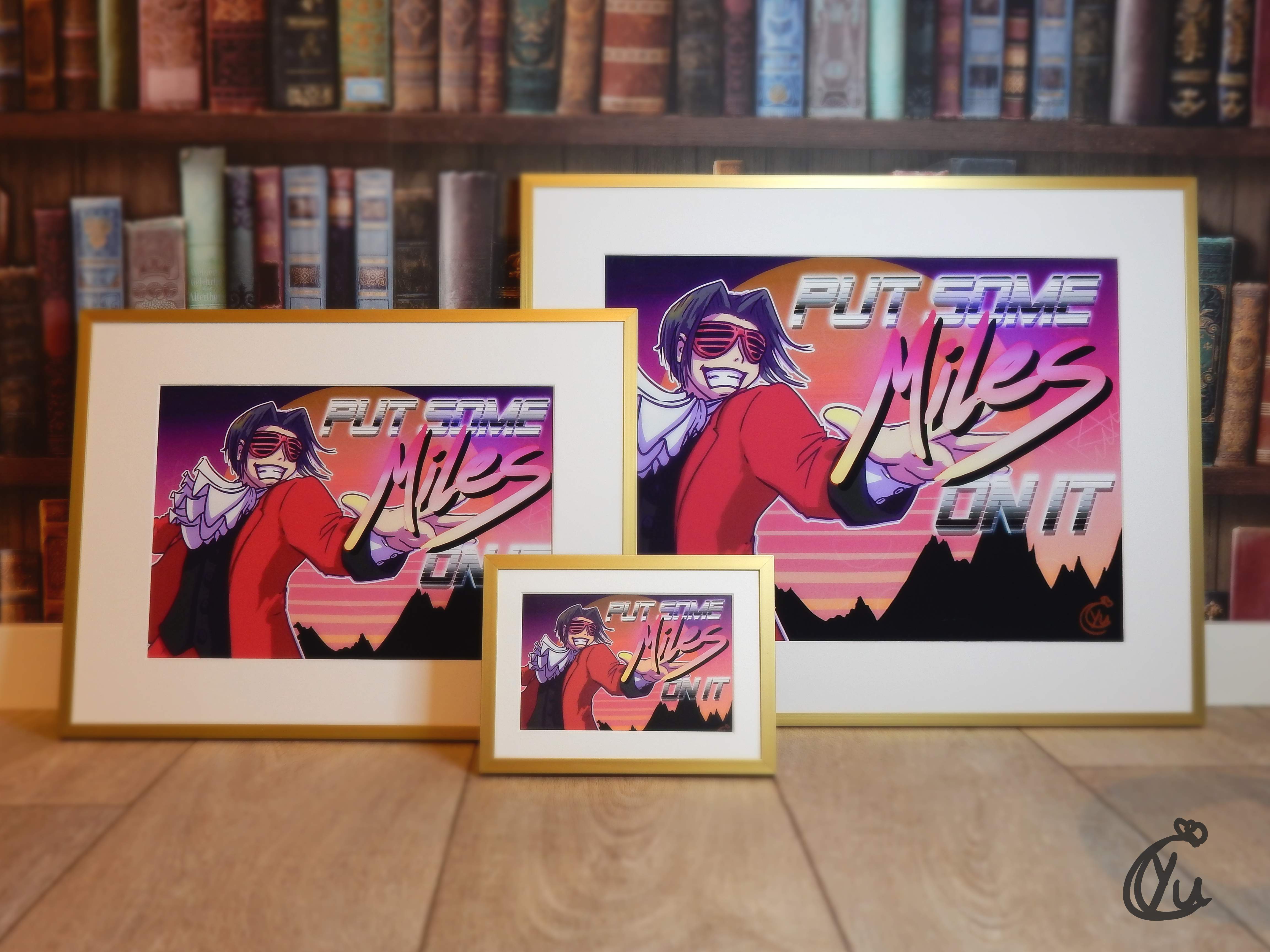 Put some MILES on it art prints, 3 sizes available