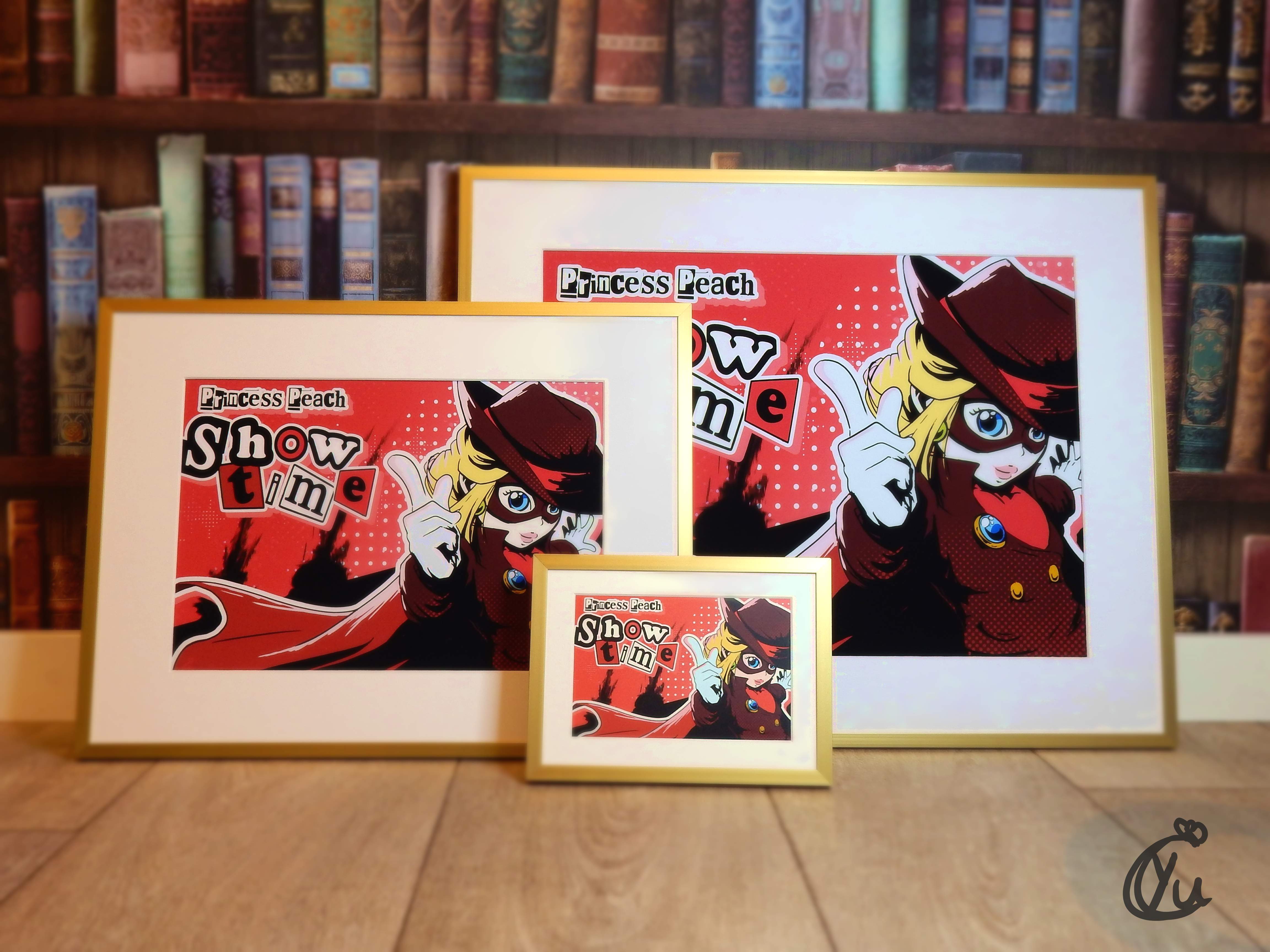 Princess Peach SHOWTIME! art prints, 3 sizes available